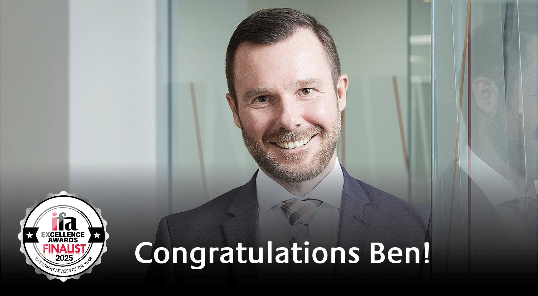 Prosperity Advisers Group’s Ben Travers Named Finalist in the IFA Excellence Awards 2025 Image